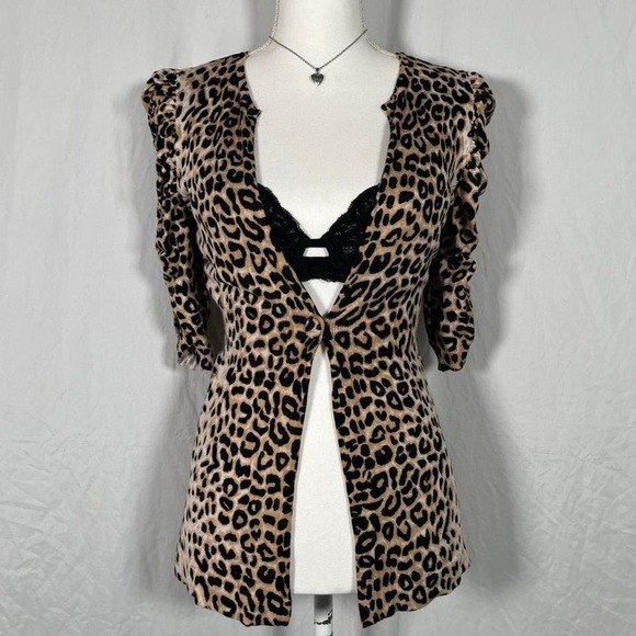 INC International Concepts Tops - y2k inc international concepts leopard layering top